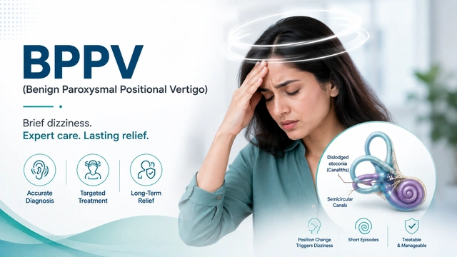 Epley manoeuvre being performed for BPPV